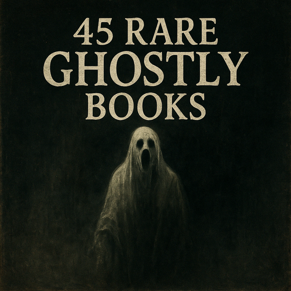 45 Rare Supernatural Books - Ghost Stories and Mysteries